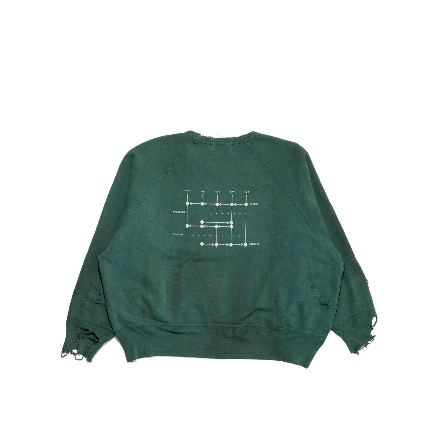 S.S.S. TV RAGLAN CREWNECK SWEATSHIRT