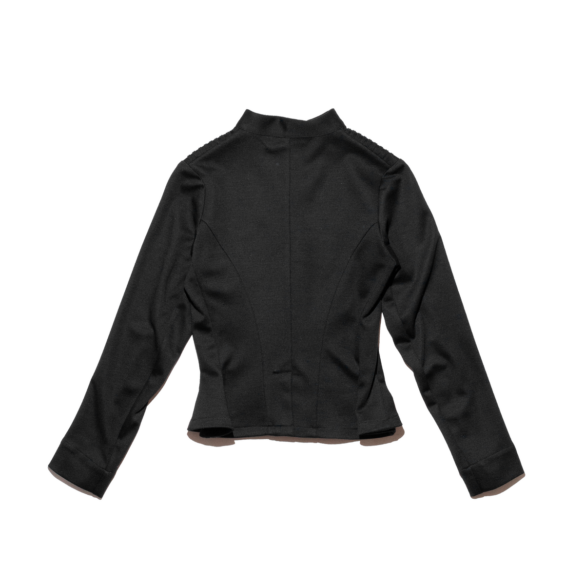 THE ORCHID SHIRT BLACK WOOL