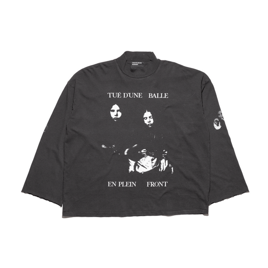 BALLETUE D'UNE MOCK NECK LS T-SHIRT