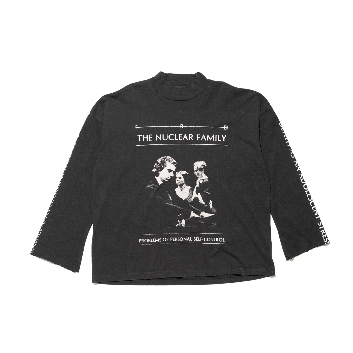 THE NUCLEAR FAMILY MOCK NECK LS T-SHIRT
