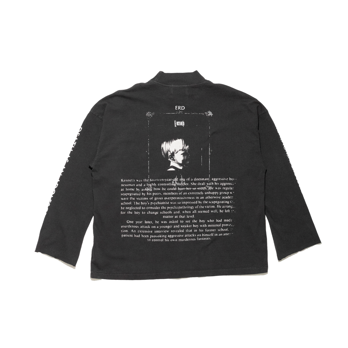 THE NUCLEAR FAMILY MOCK NECK LS T-SHIRT
