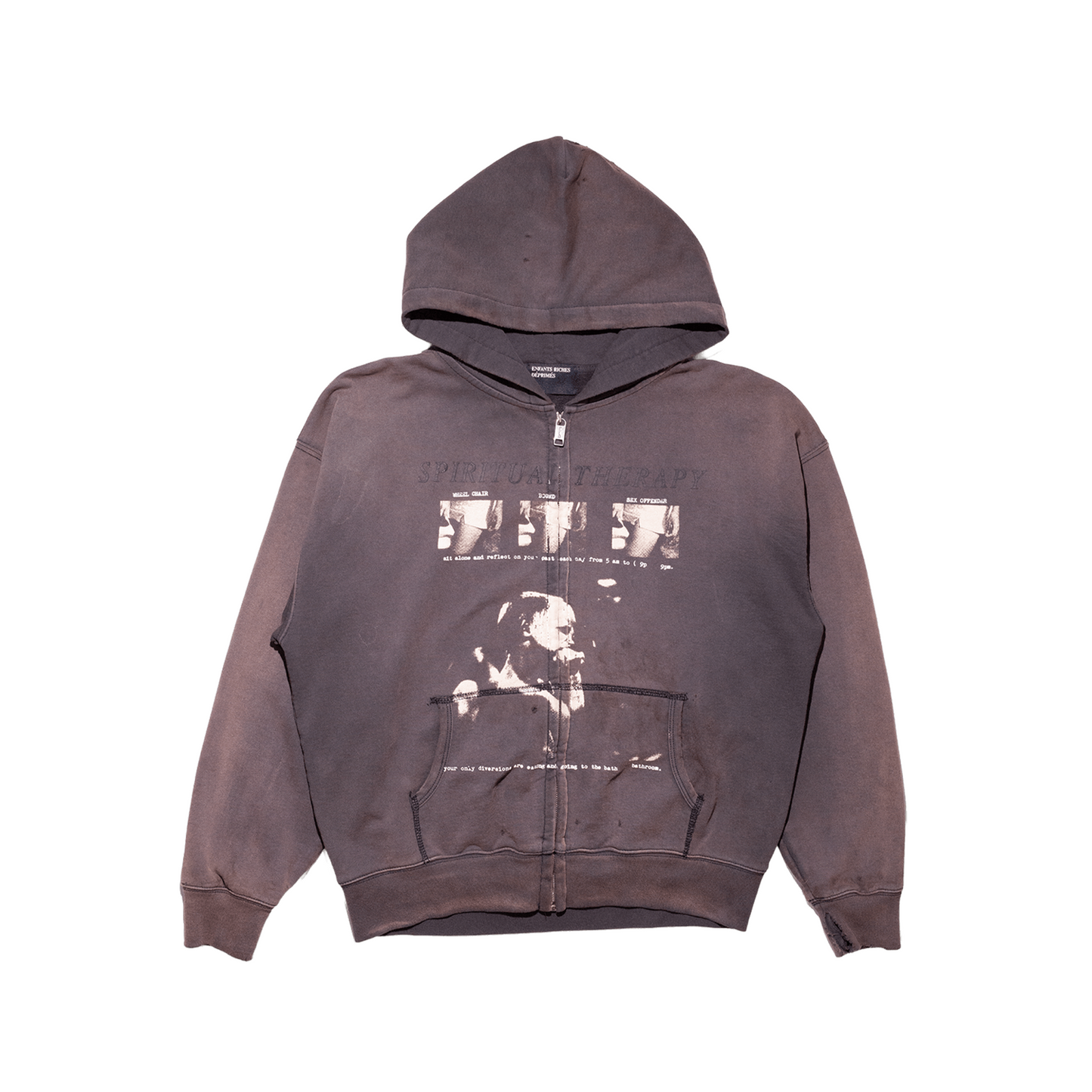 SPIRITUAL THERAPY ZIP UP HOODIE