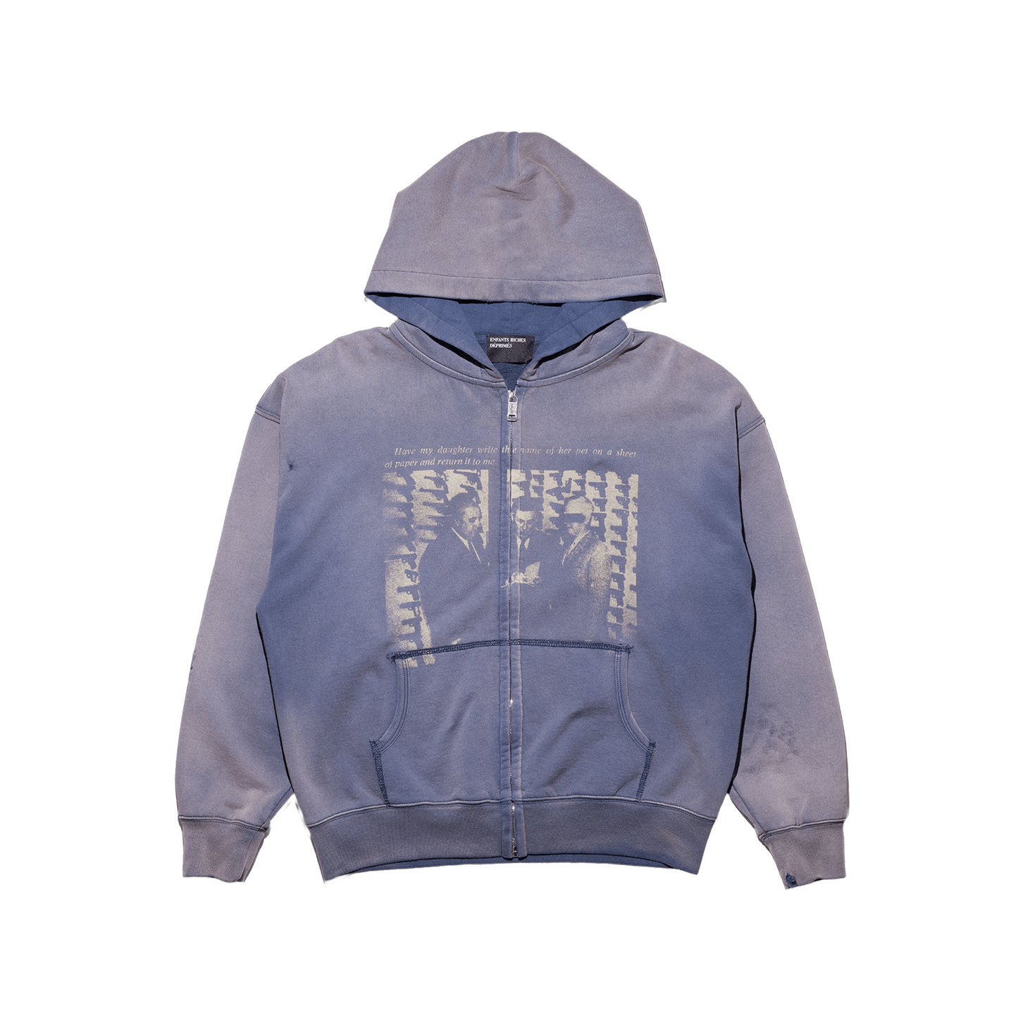DAUGHTER'S PET ZIP UP HOODIE