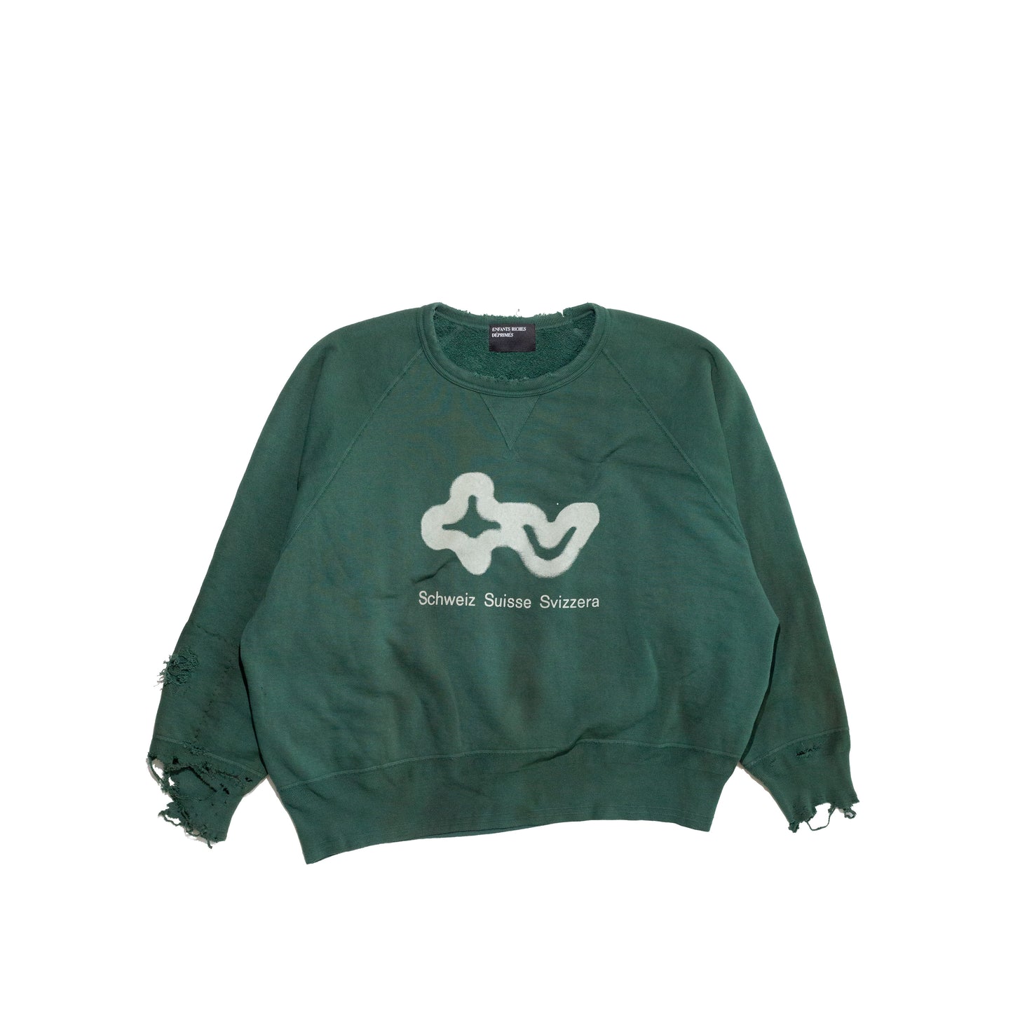 S.S.S. TV RAGLAN CREWNECK SWEATSHIRT