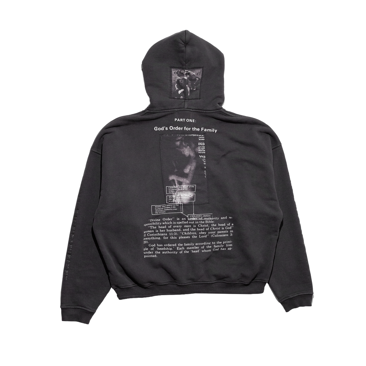 GOD'S ORDER FOR THE FAMILY ASSEMBLAGE ZIP HOODIE (EXCLUSIVE)