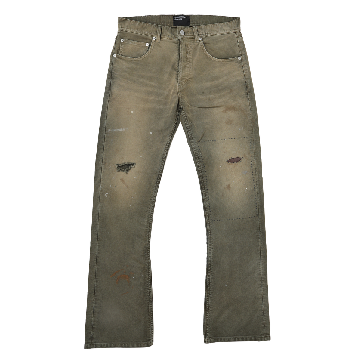 TWILL FLARE JEANS