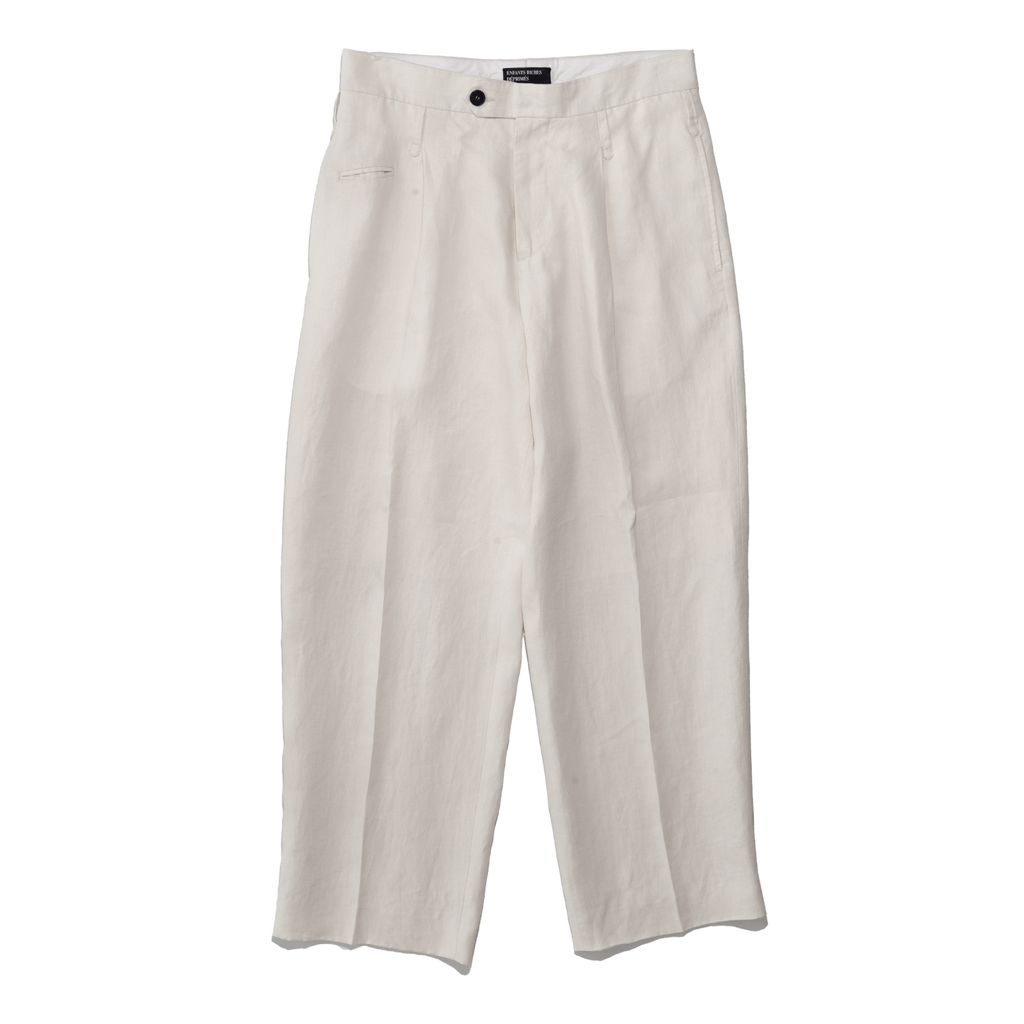 CARROT LEG LINEN TROUSER