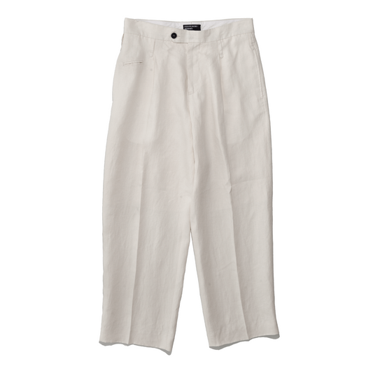 CARROT LEG LINEN TROUSER