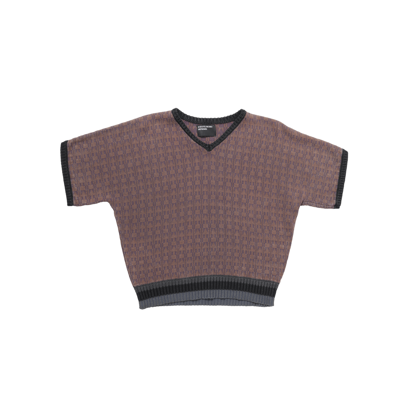 V-NECK SHORTSLEEVE VIENNA SWEATER