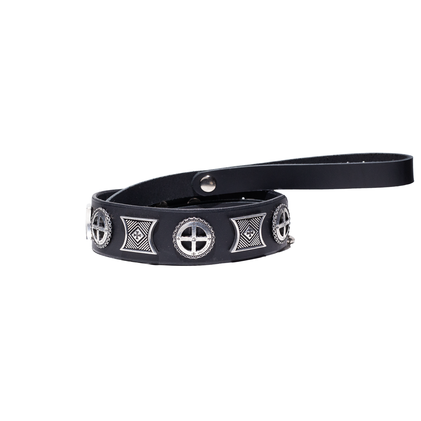 EFFIGY DOG COLLAR AND LEASH