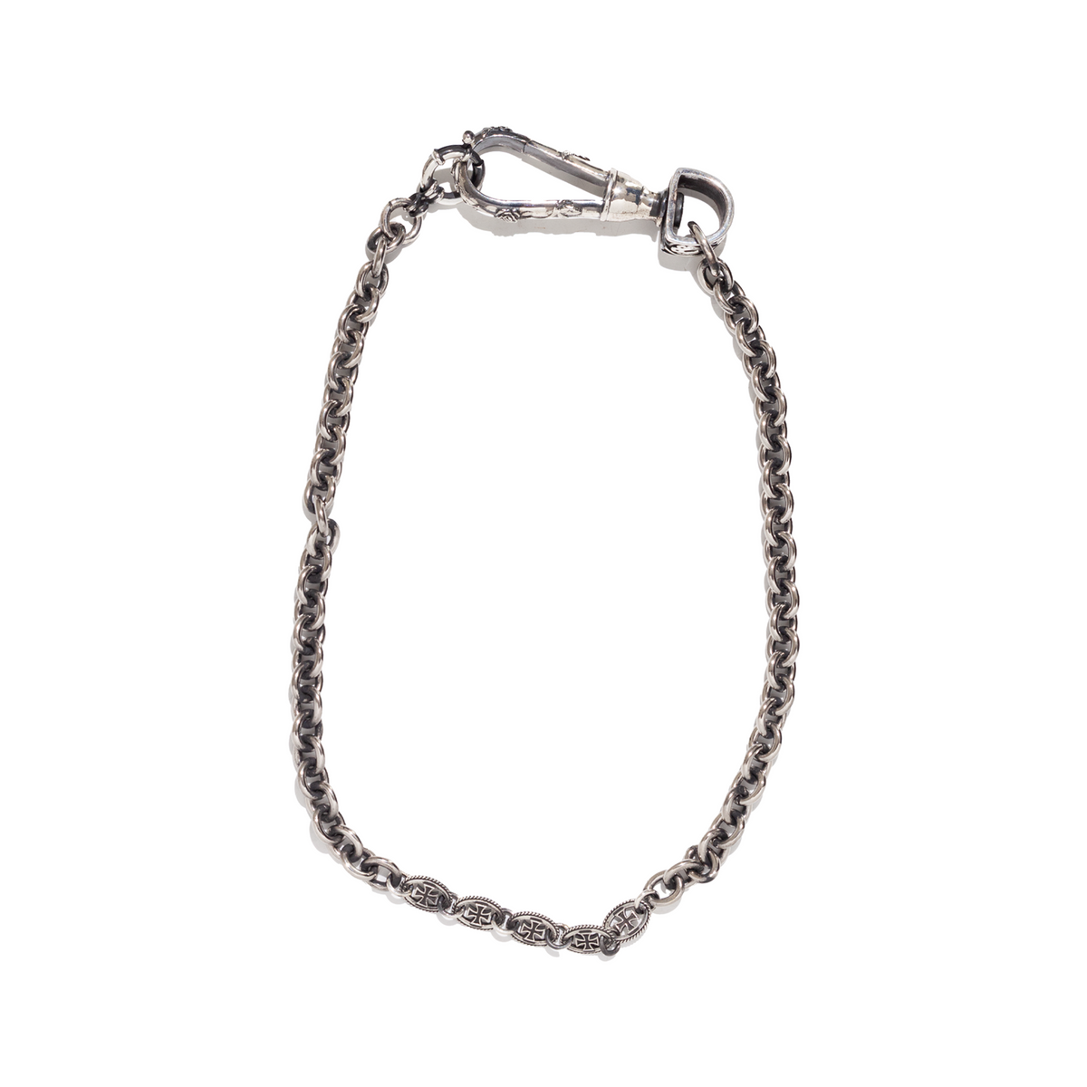 SKINNY CROSS WALLET CHAIN