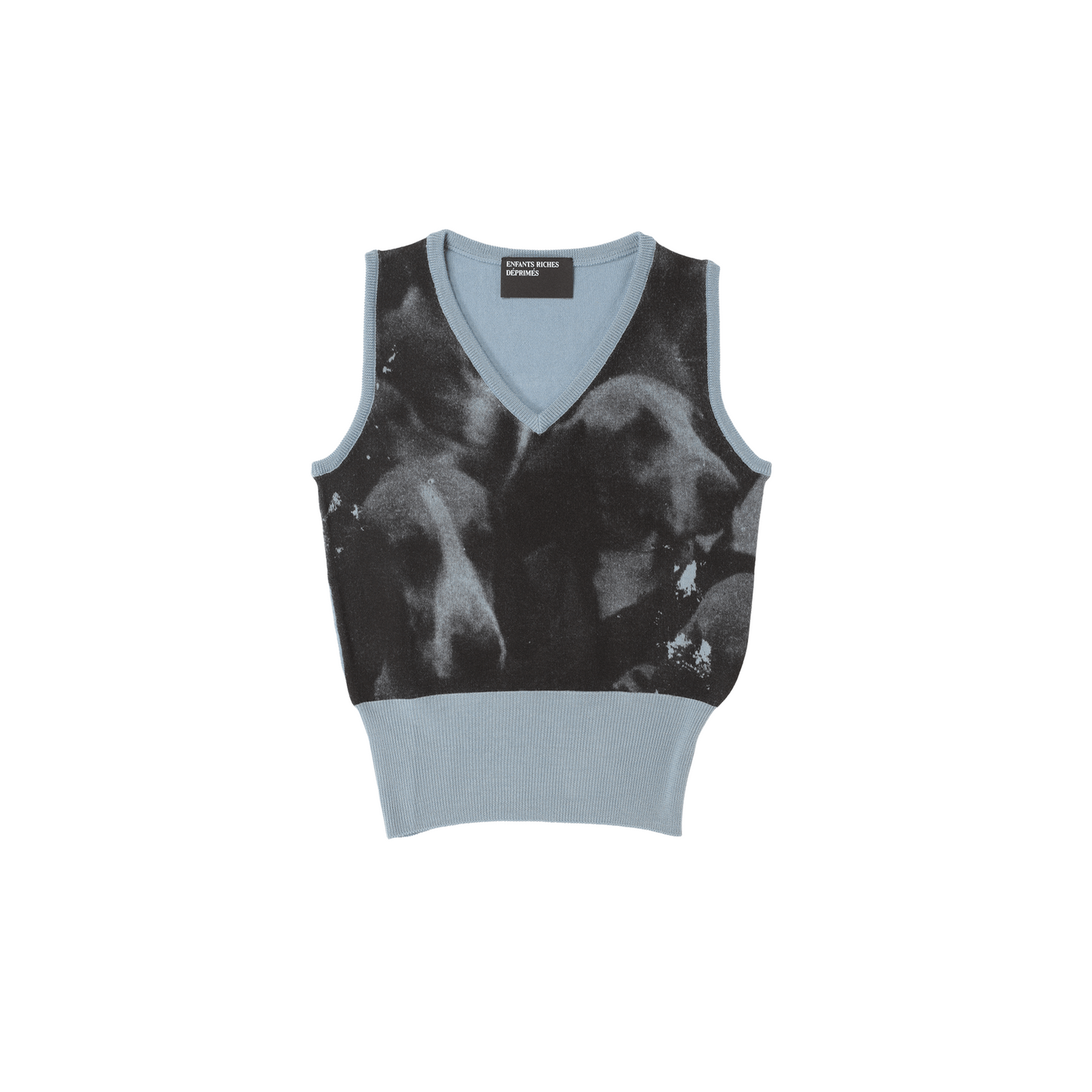 DOG V-NECK VEST SWEATER