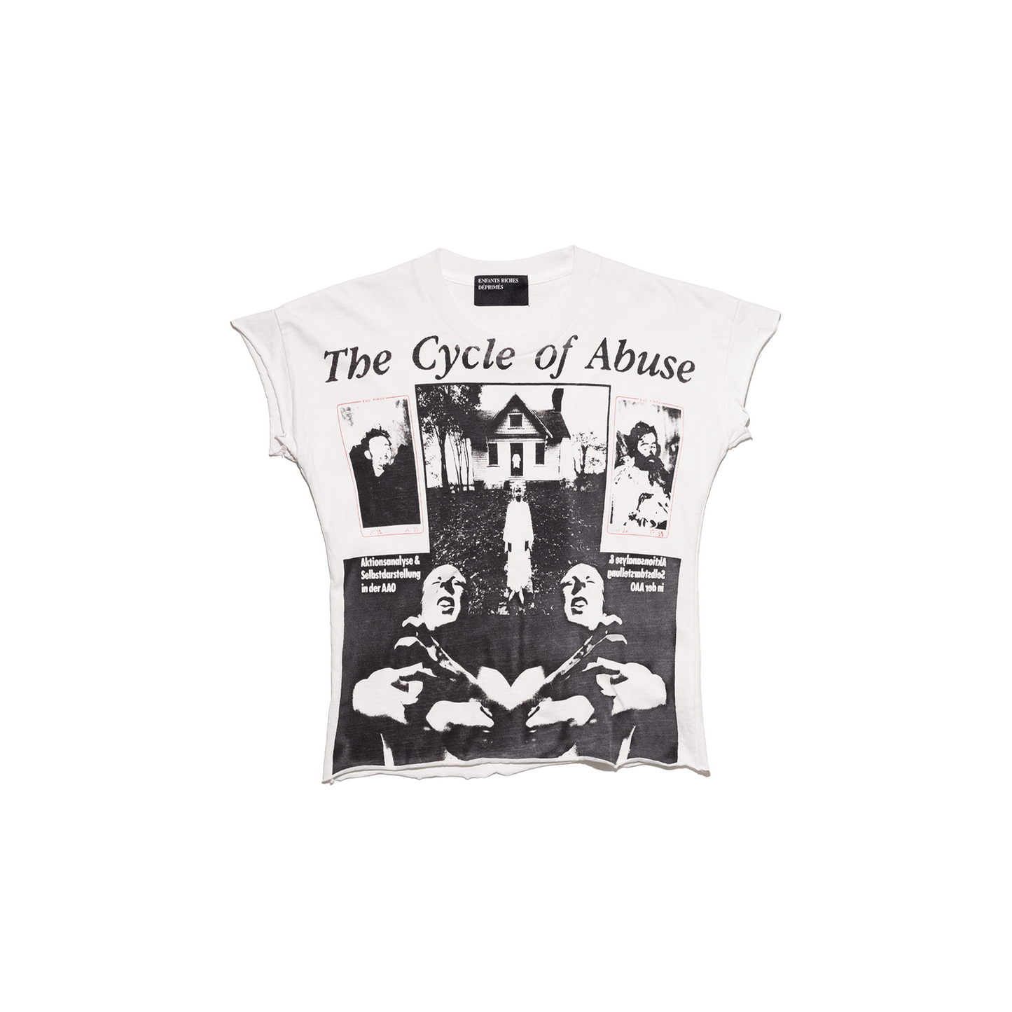 THE CYCLE OF ABUSE SHRUNKEN T-SHIRT