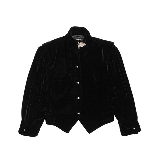 ADORNMENT CLOSURE VELVET JACKET