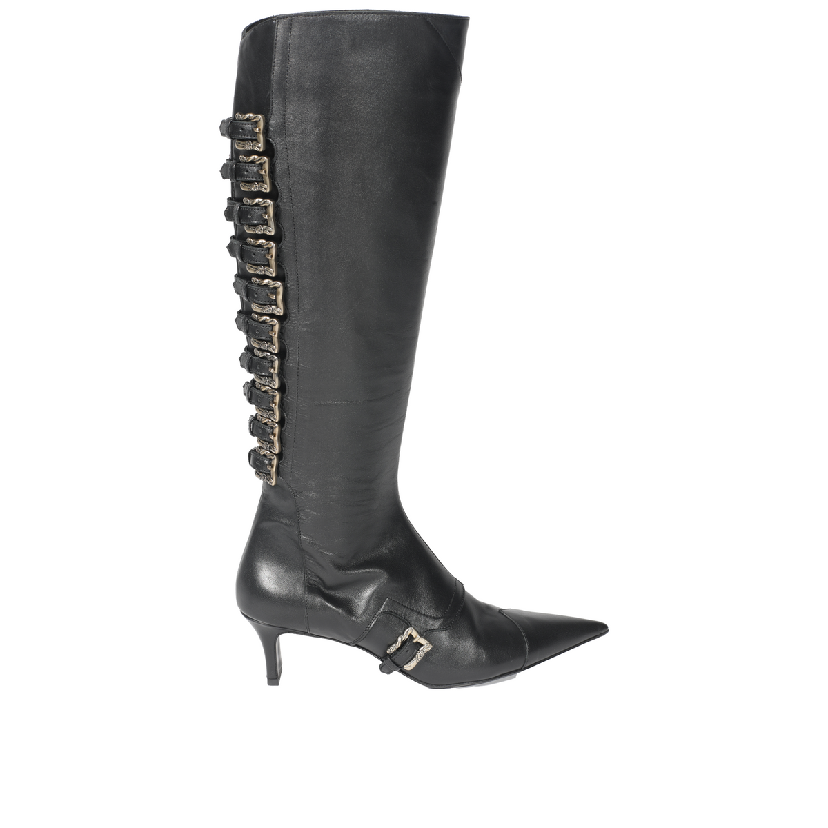 CLOSED BUCKLE SPAT HEEL
