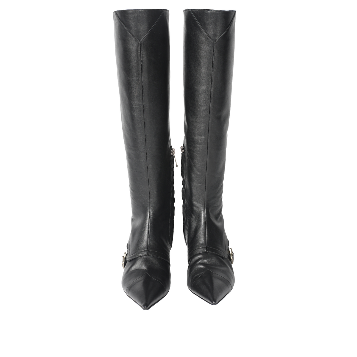 CLOSED BUCKLE SPAT HEEL