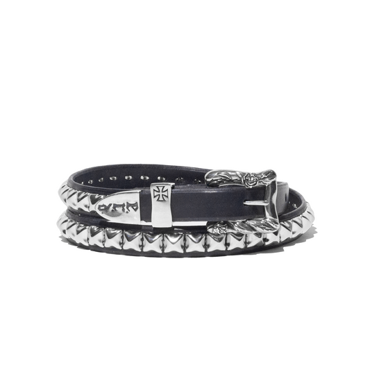 CLASSIQUE CEINTURE CLOUTÉE