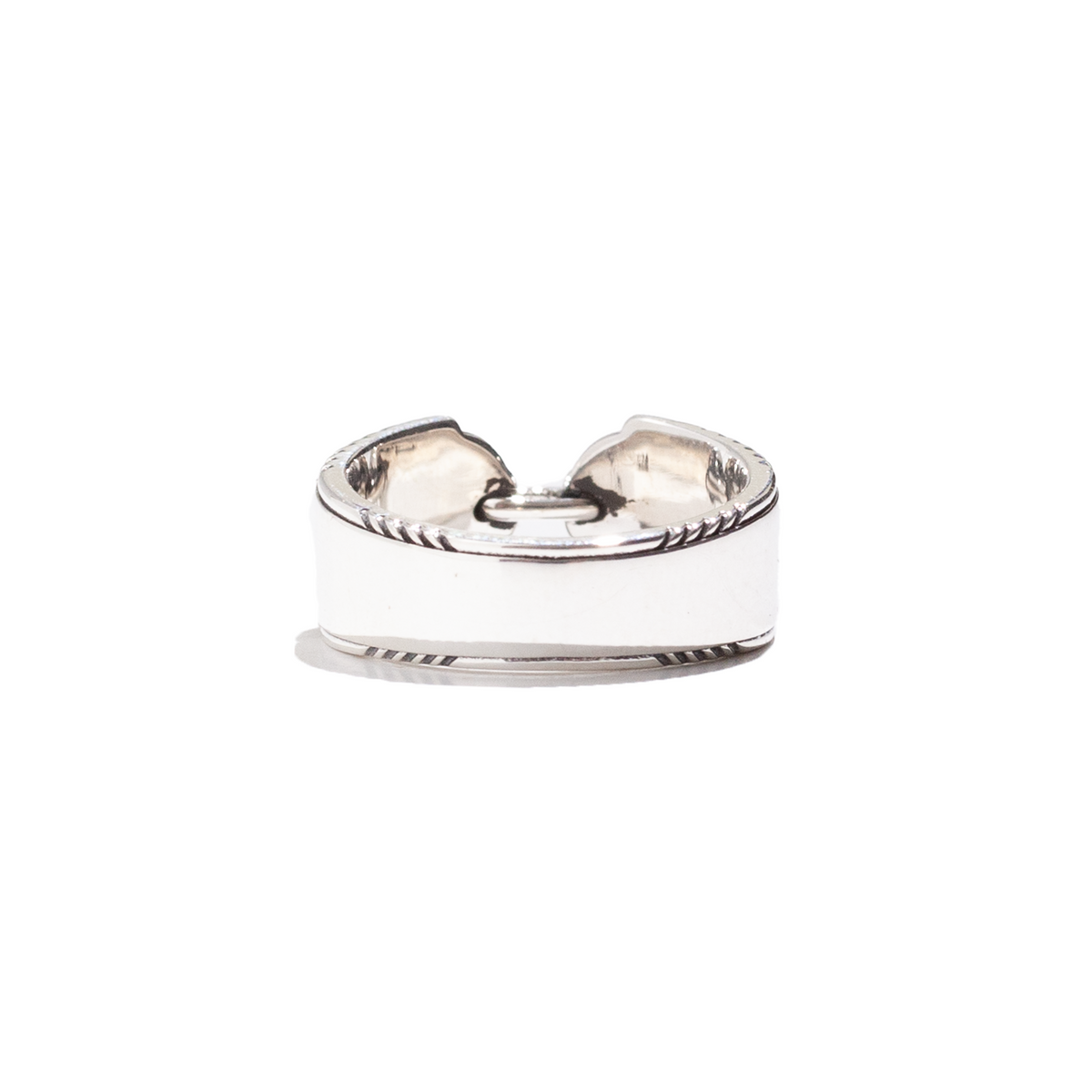 ROSE AND CROSS RING