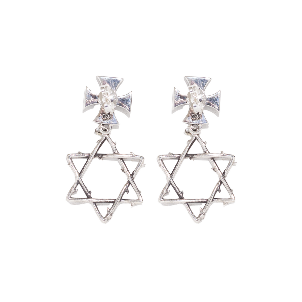 STAR OF DAVID EARRING (PAIR)
