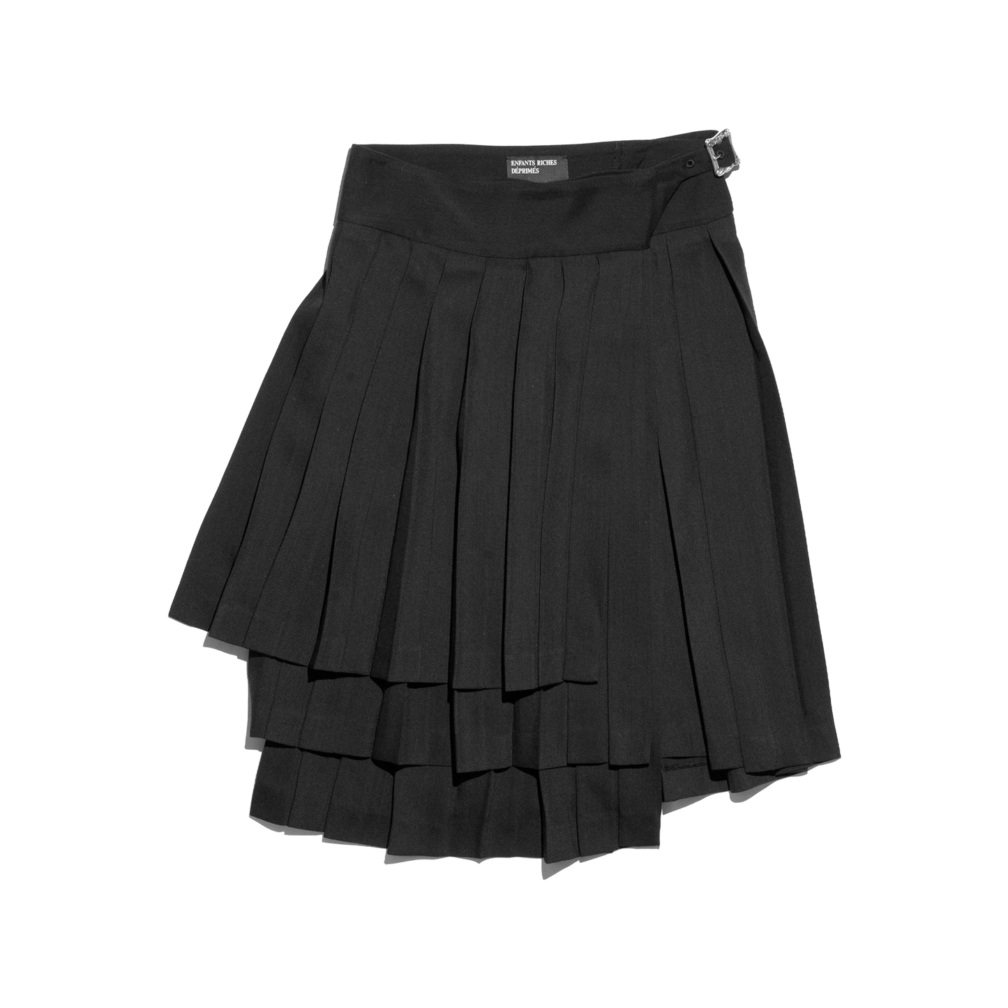 TIERED PLEATED SKIRT