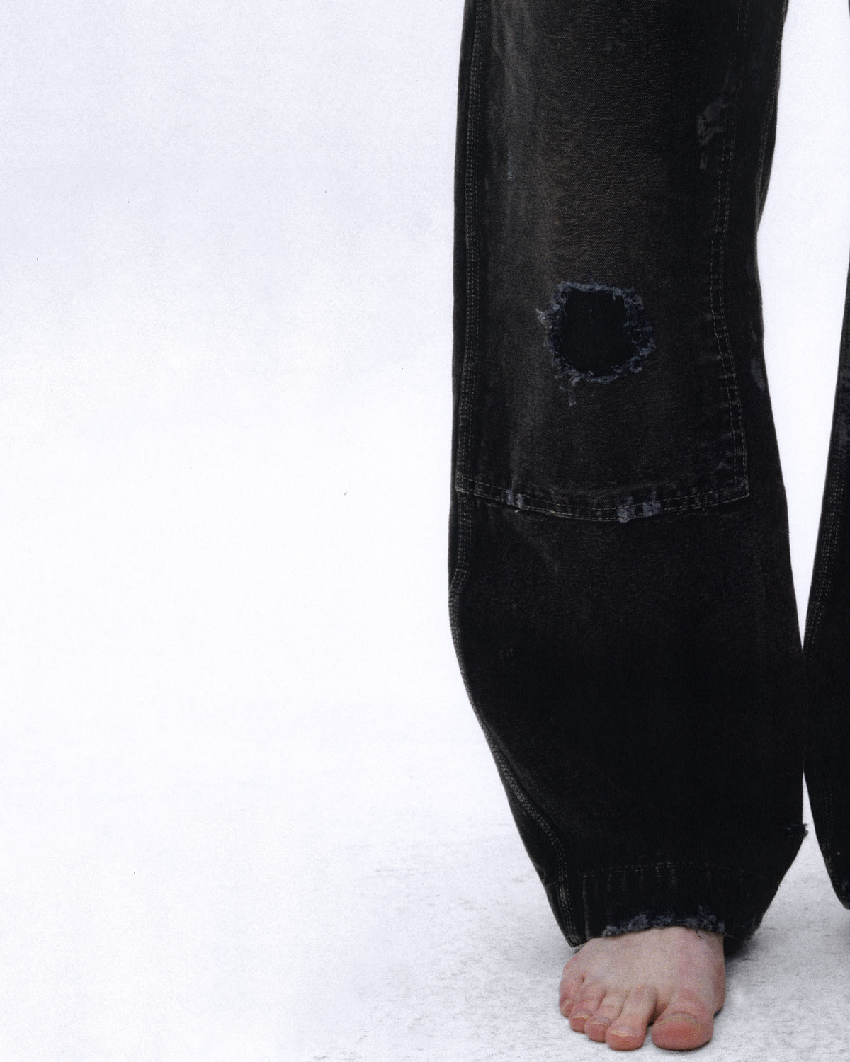 DOUBLE KNEE PAINT PANTS