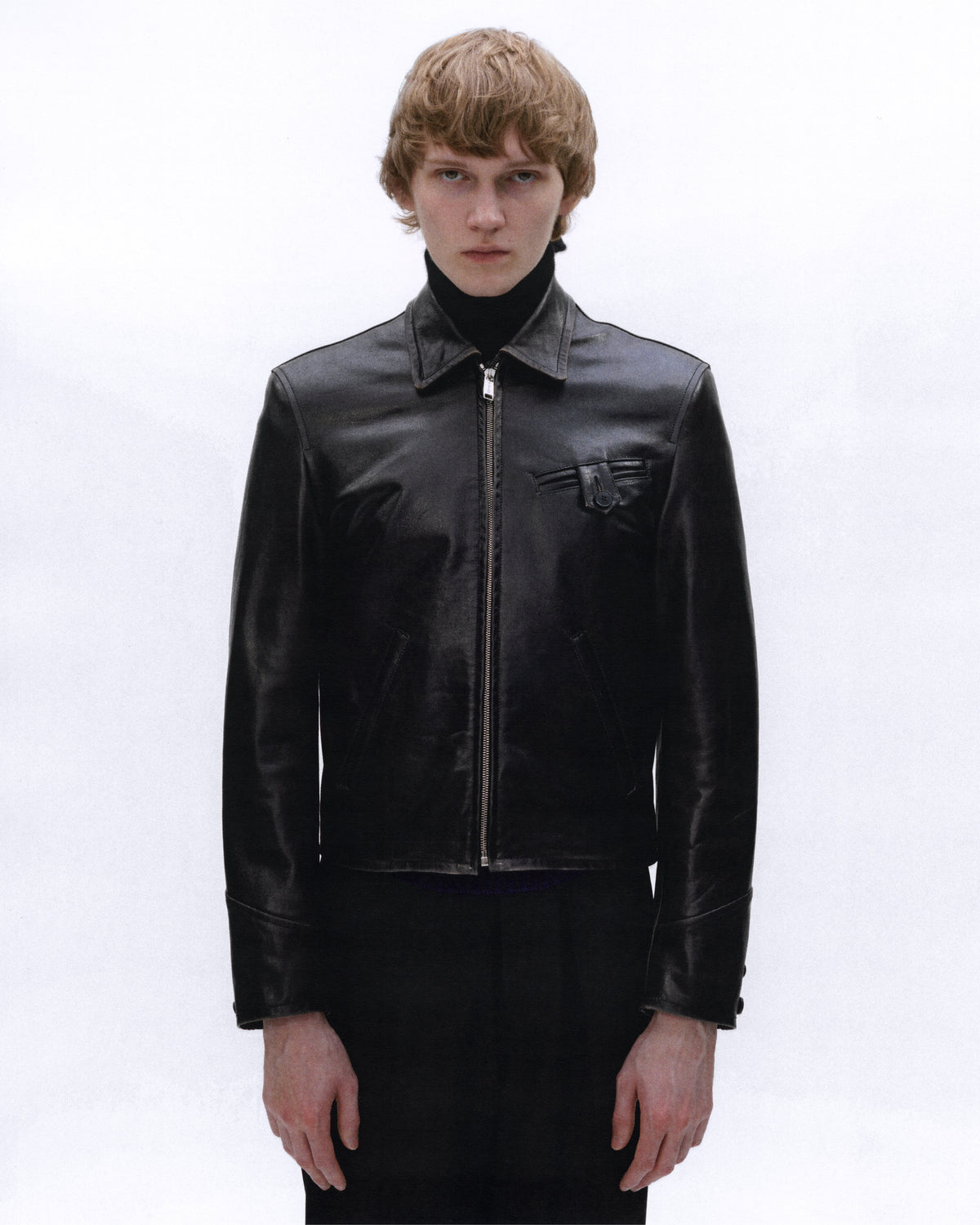GRAUZONE LEATHER JACKET