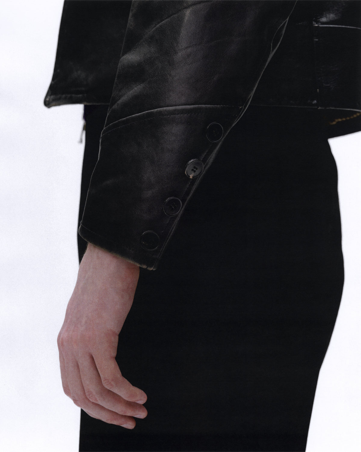 GRAUZONE LEATHER JACKET