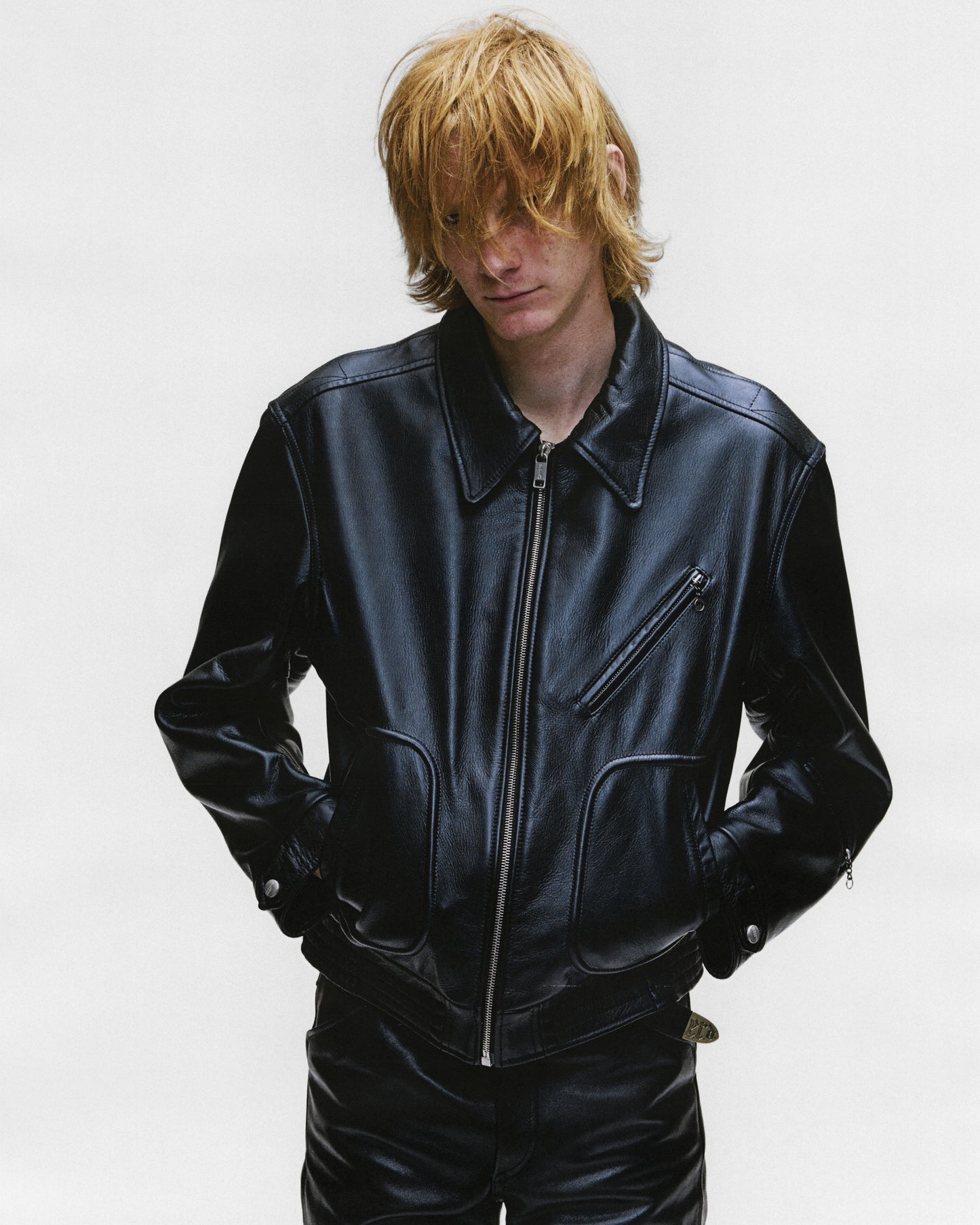 COMBATTIMENTO LEATHER JACKET