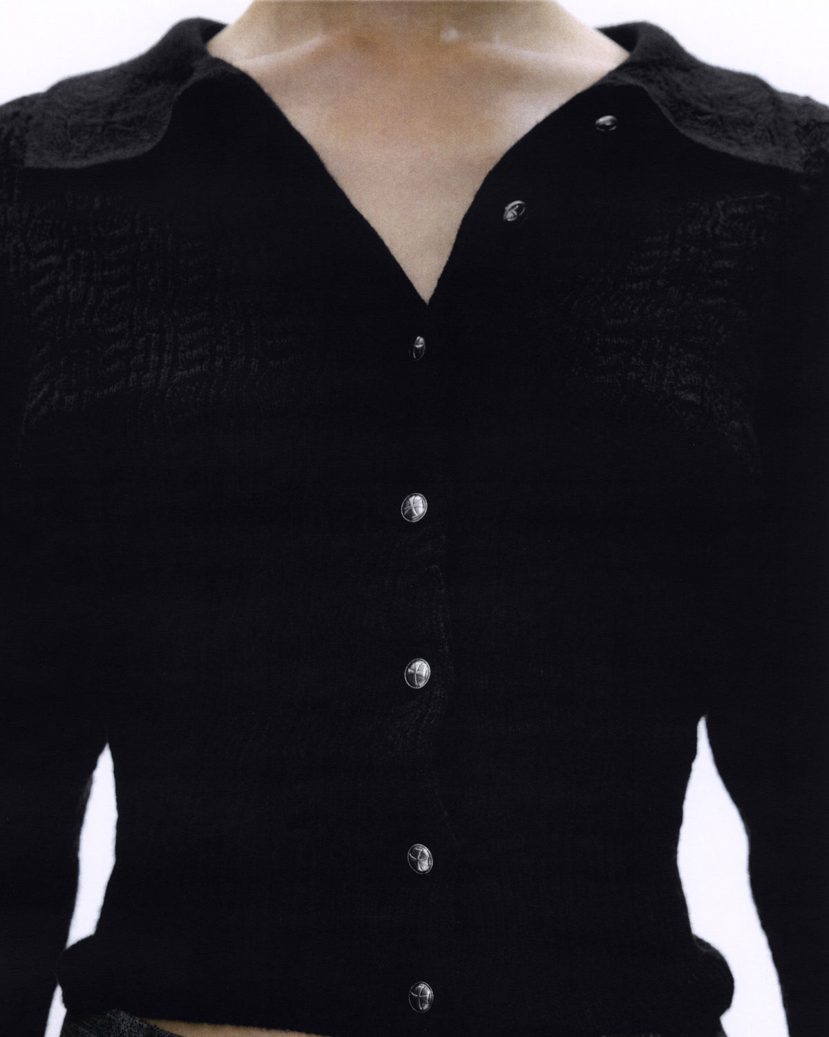 ROSE AND CROSS CARDIGAN