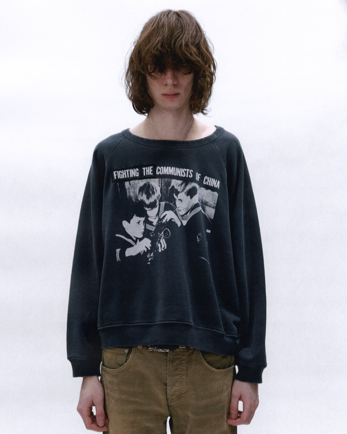 FIGHTING COMMUNISTS RAGLAN CREWNECK