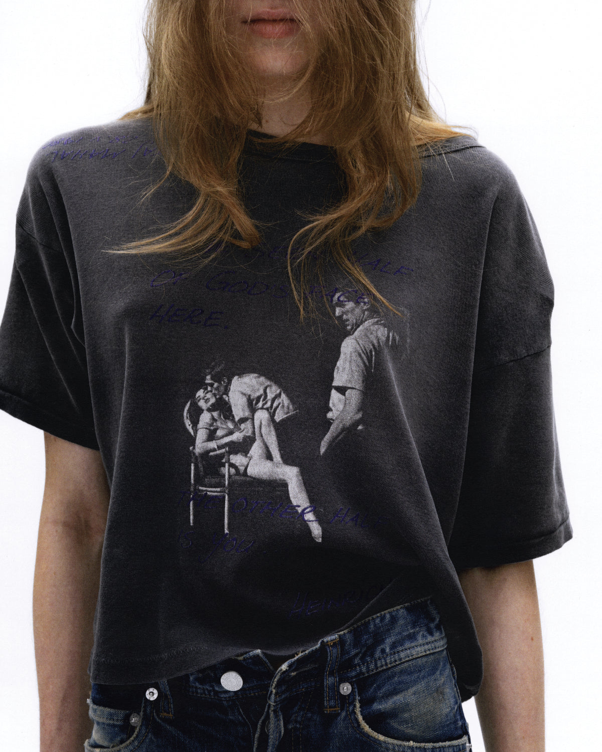 HALF OF GOD’S FACE BOXY T-SHIRT