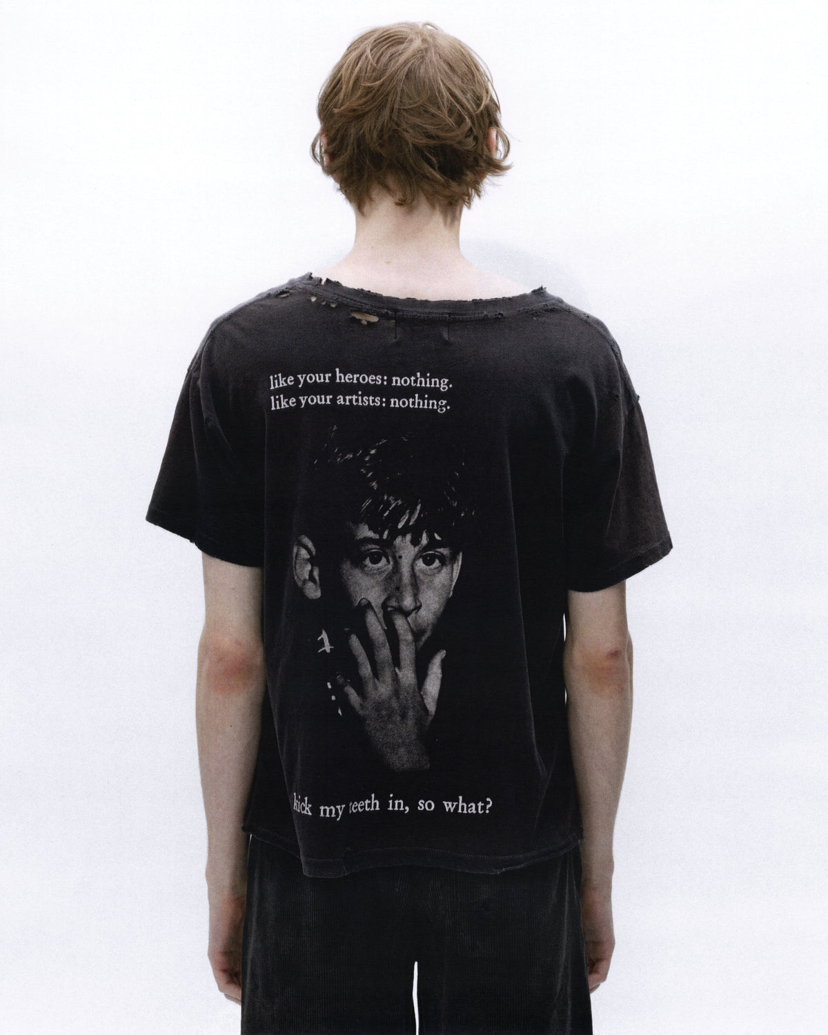 KICK MY TEETH IN, SO WHAT? T-SHIRT