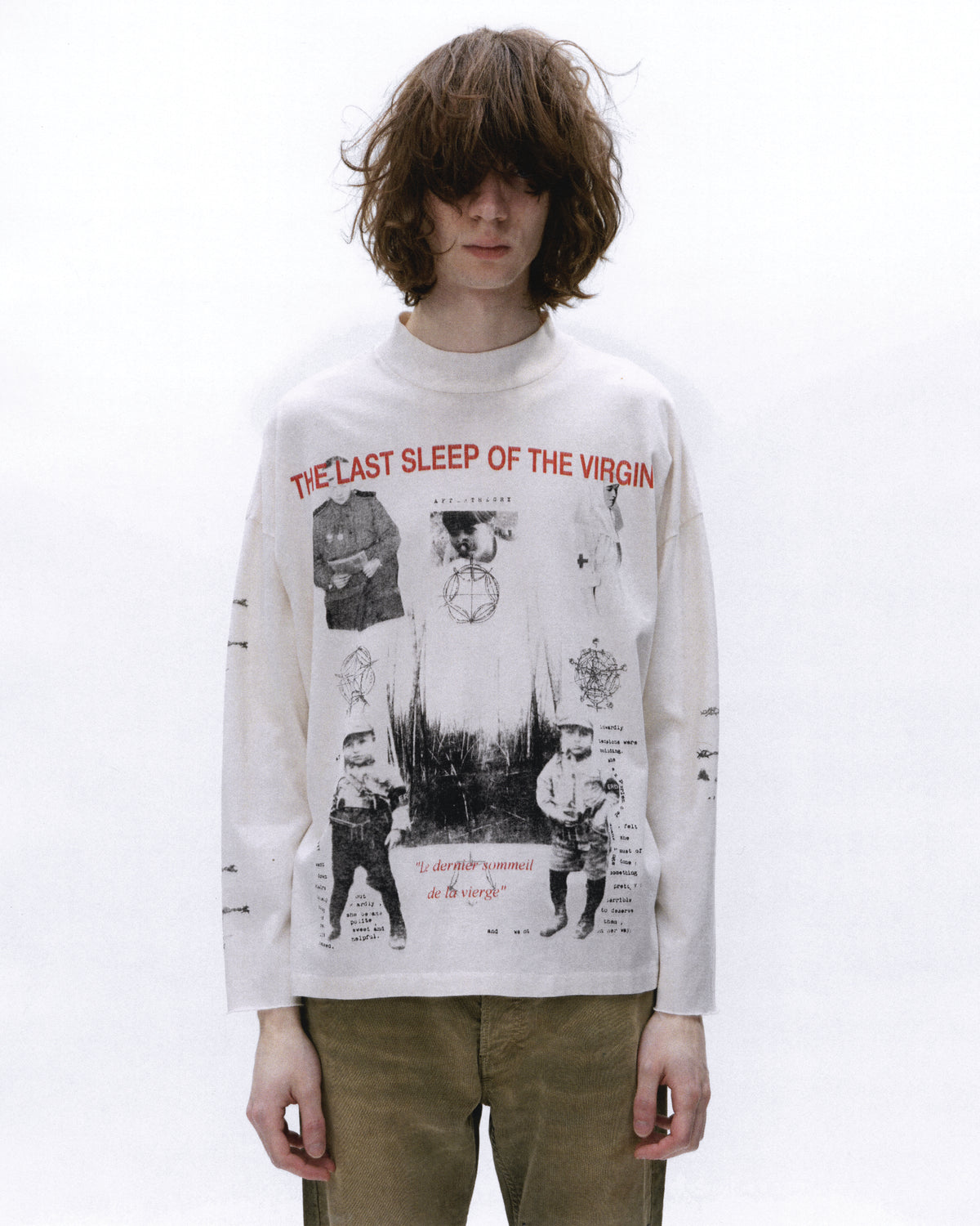 LAST SLEEP (OF THE VIRGIN) MOCK NECK LS T-SHIRT