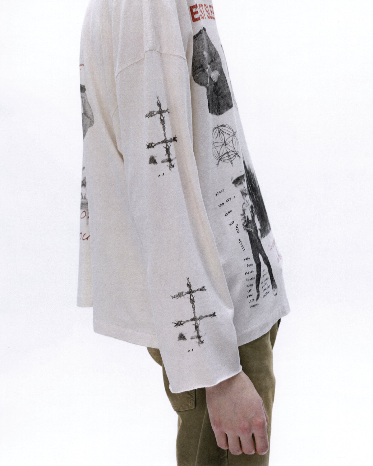 LAST SLEEP (OF THE VIRGIN) MOCK NECK LS T-SHIRT
