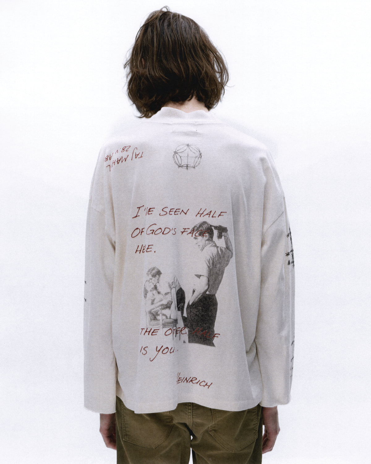 LAST SLEEP (OF THE VIRGIN) MOCK NECK LS T-SHIRT