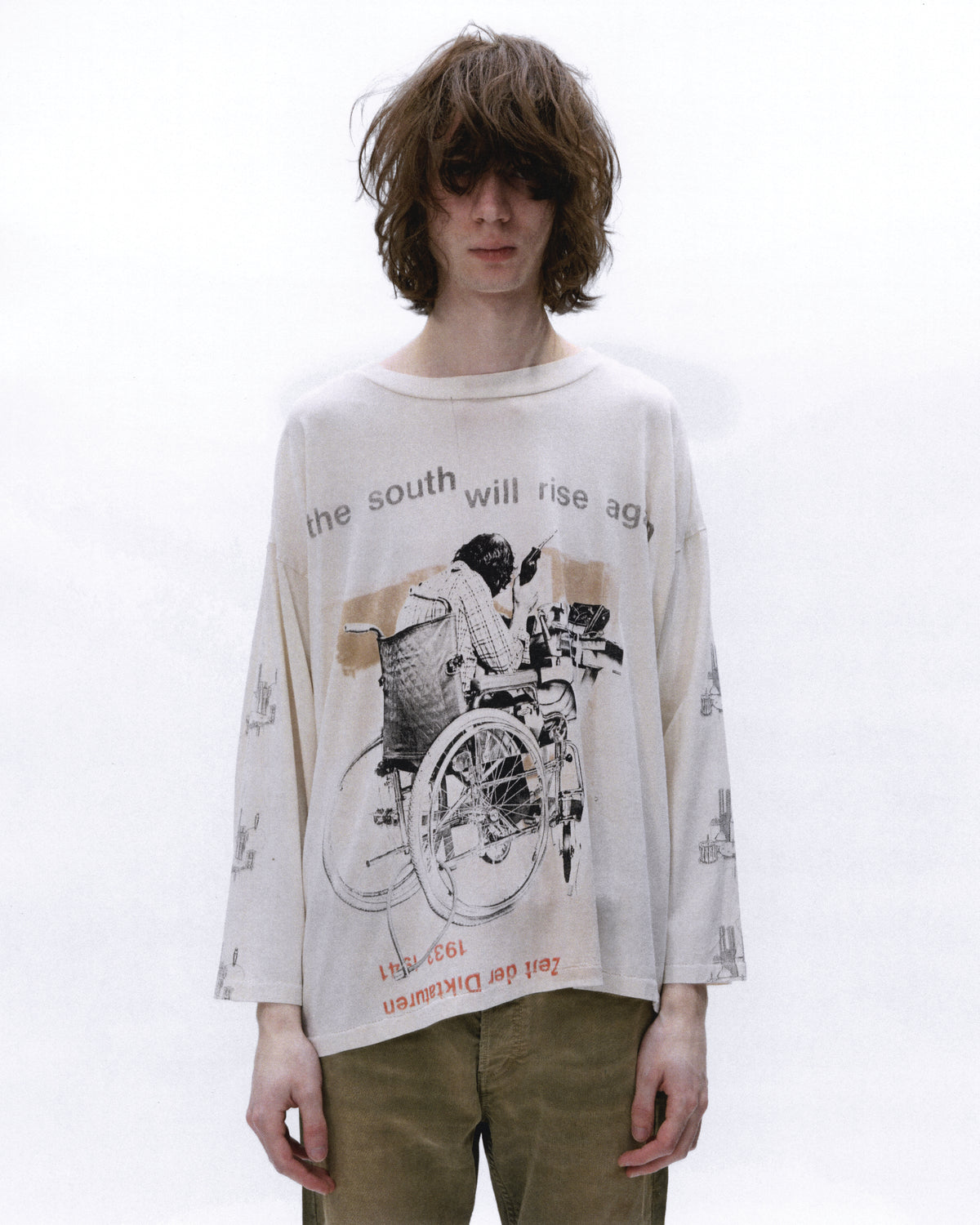 SOUTH WILL RISE AGAIN LS T-SHIRT