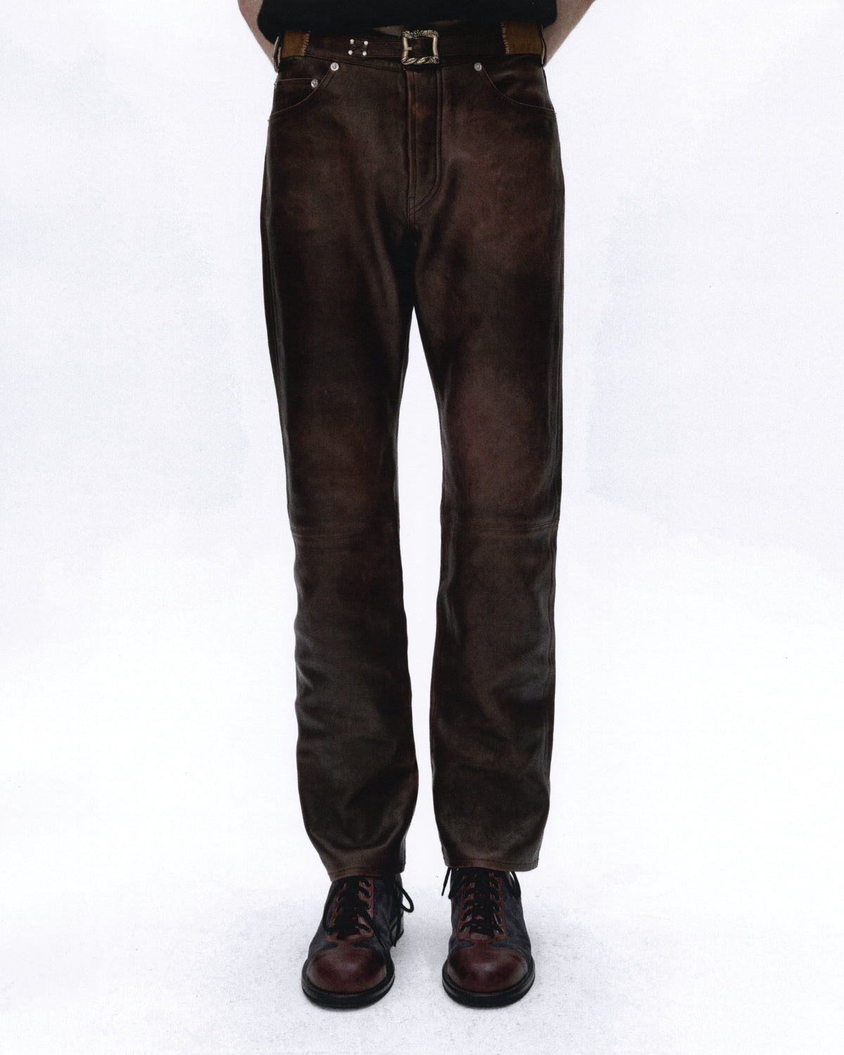 THE BUTCHER LEATHER JEANS