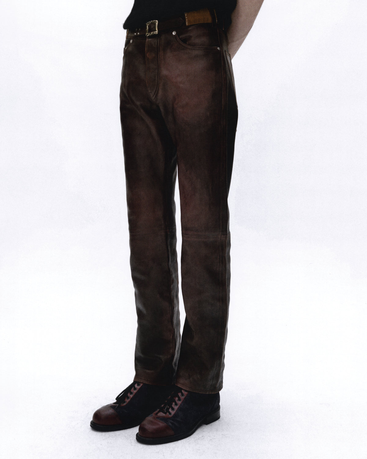 THE BUTCHER LEATHER JEANS