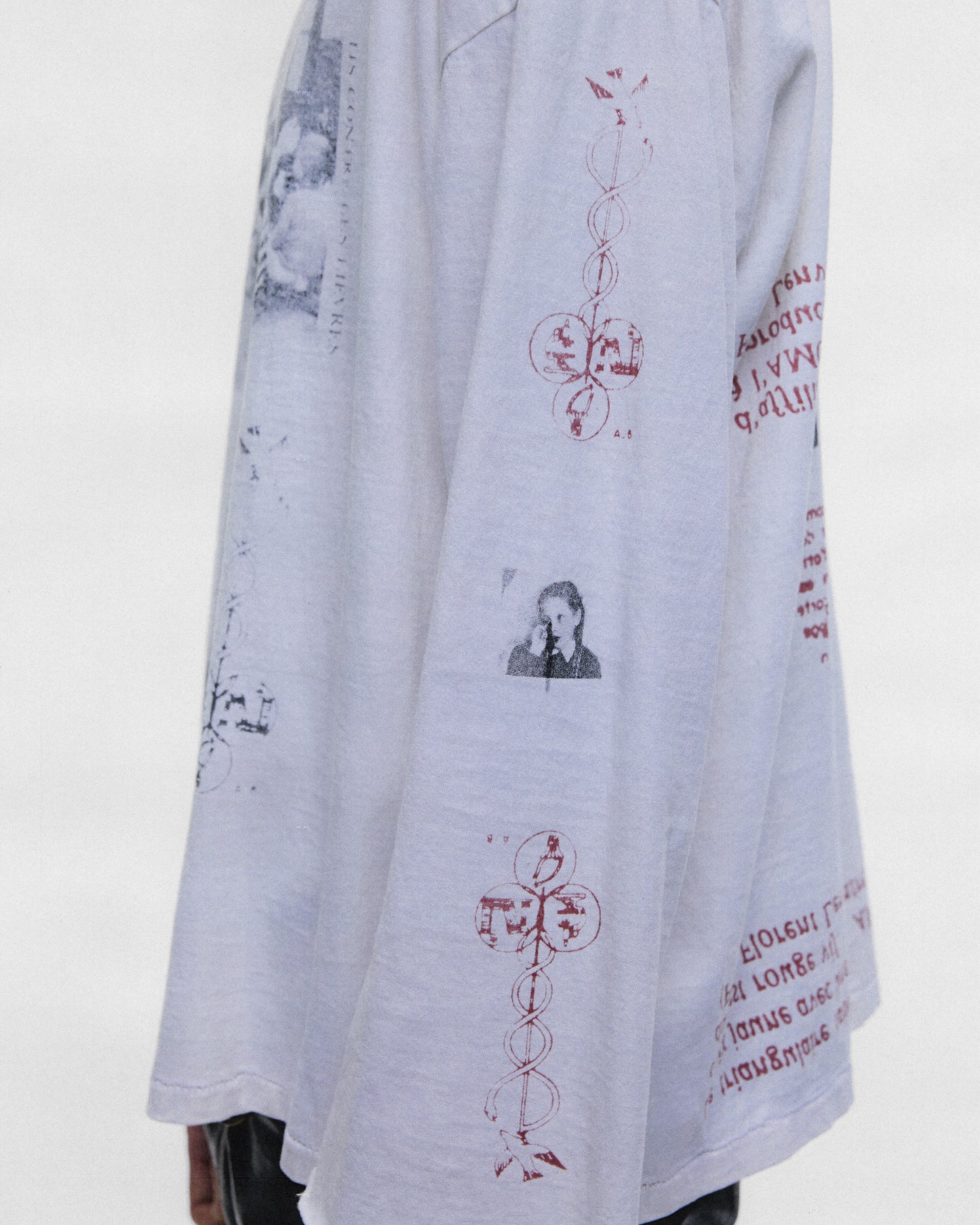 CHERRY MOCK NECK LS T-SHIRT