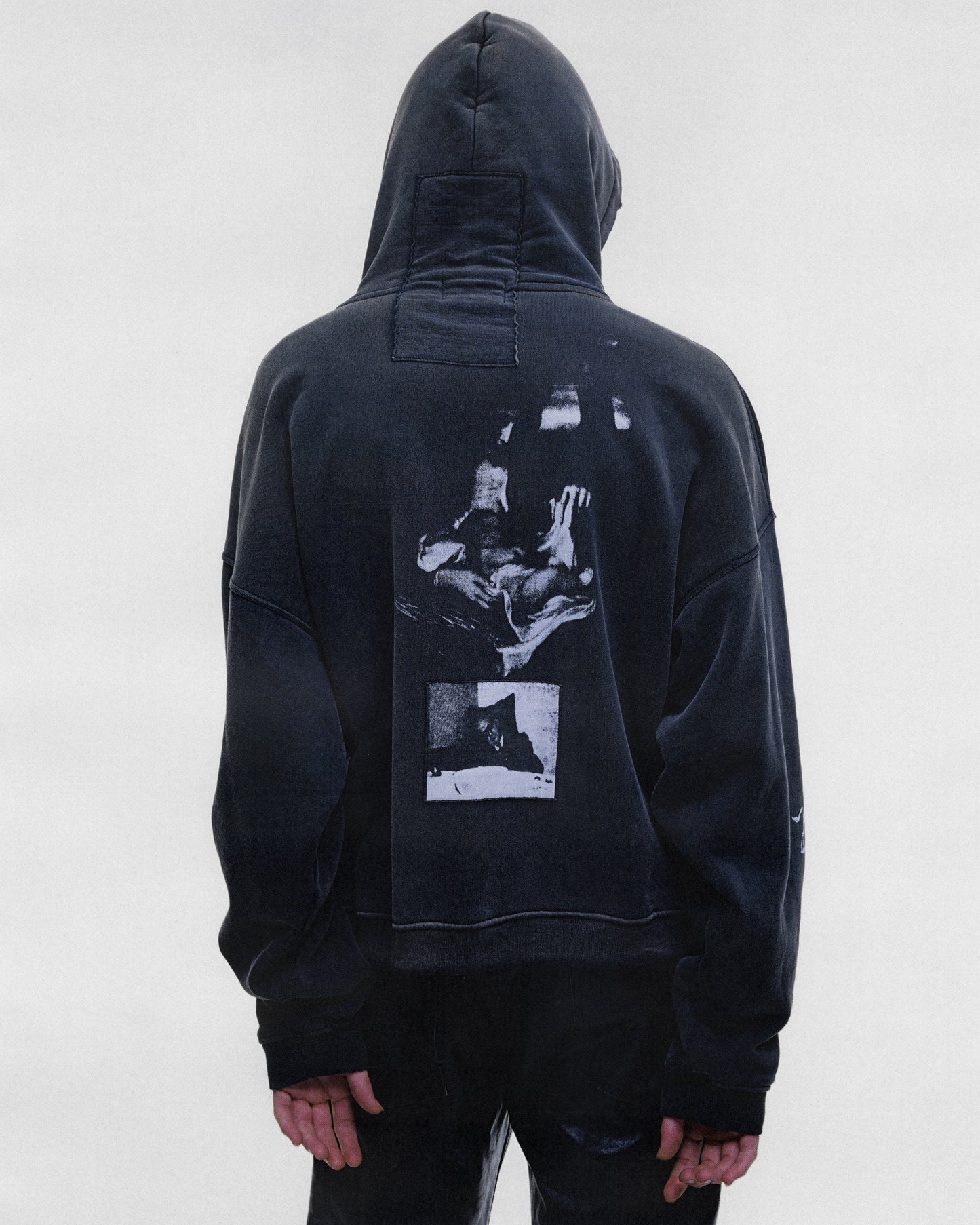LENIN'S NAP TIME ASSEMBLAGE ZIP HOODIE