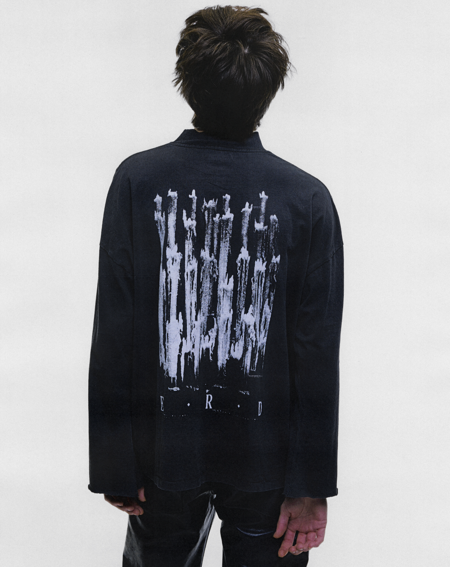 BALLETUE D'UNE MOCK NECK LS T-SHIRT