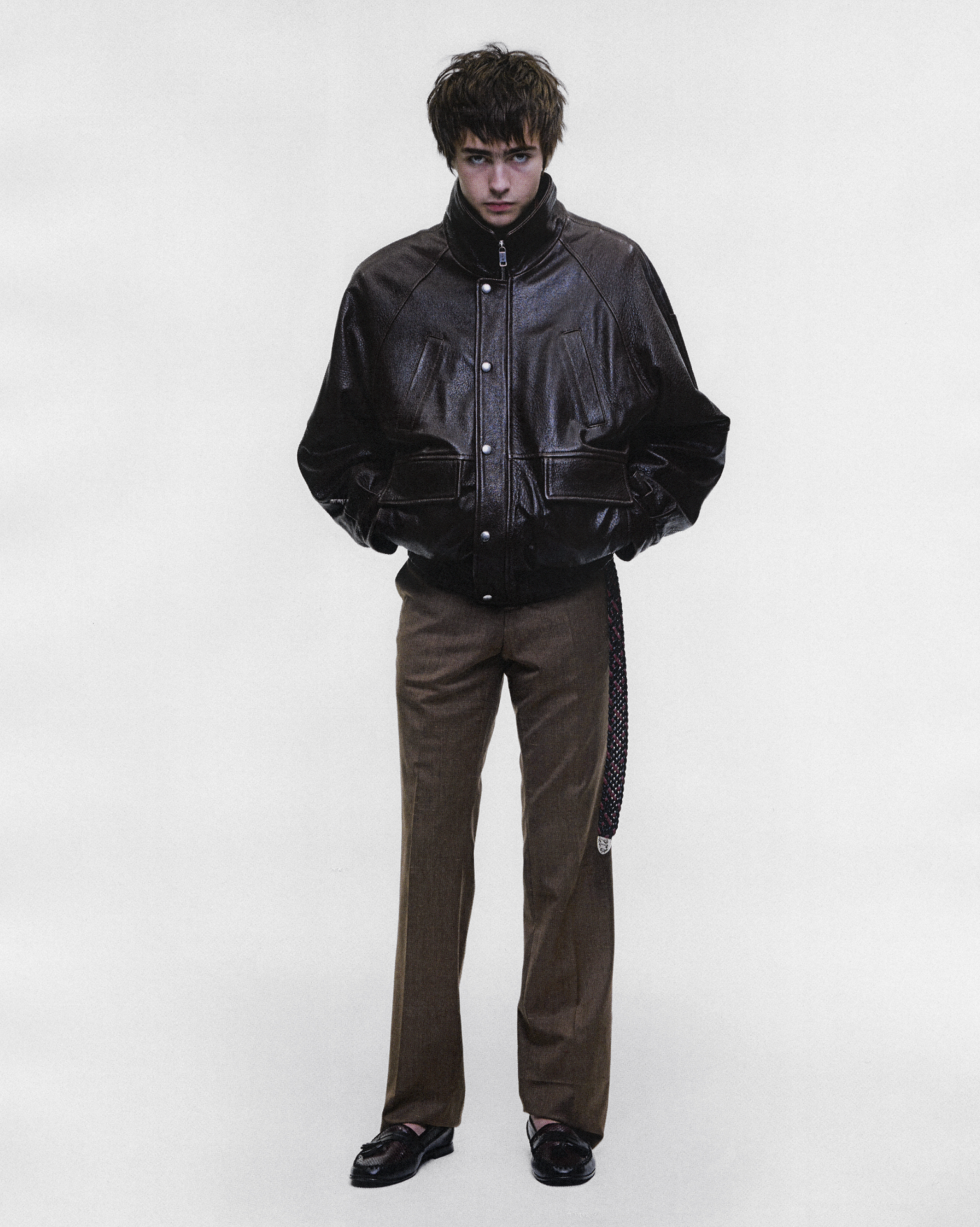 PRINCE PHILLIP'S CHILDHOOD LEATHER JACKET