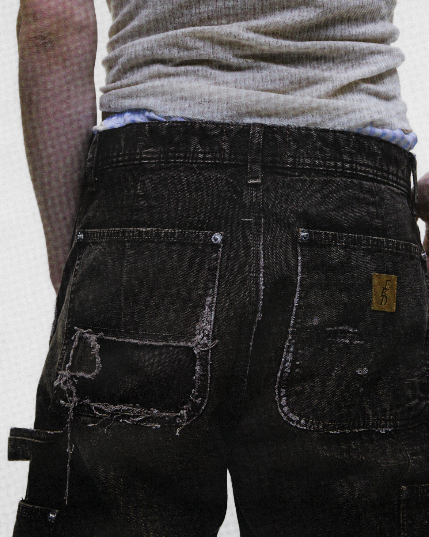 DOUBLE KNEE PAINT PANTS