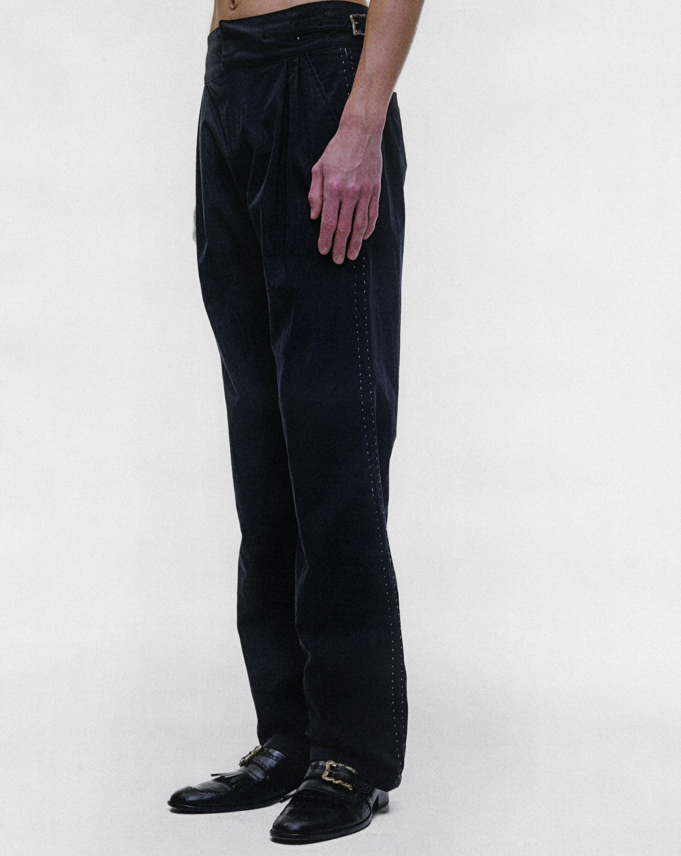 ROSE BUCKLE TRACK PANTS