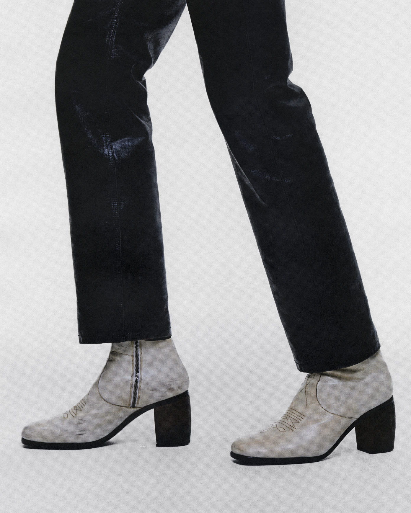 TOMMY TONSIL LEATHER JEANS