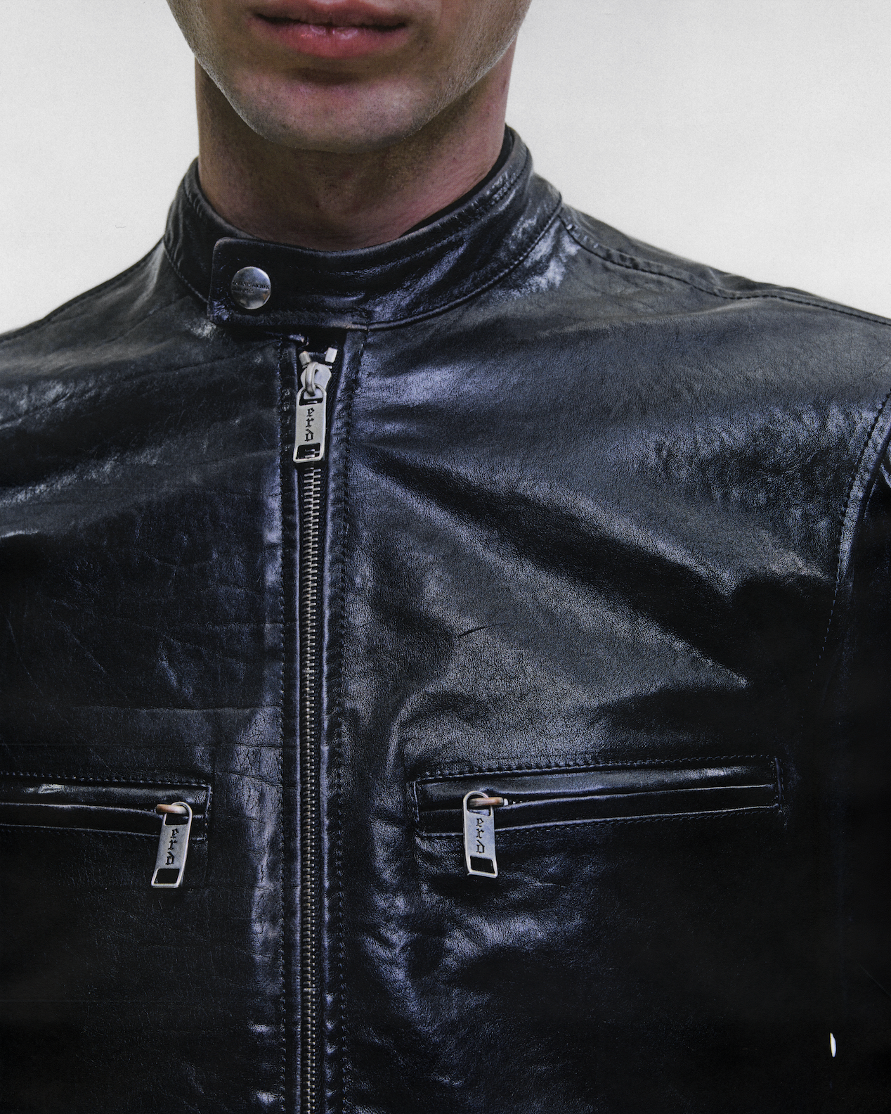 SIDE A LEATHER JACKET