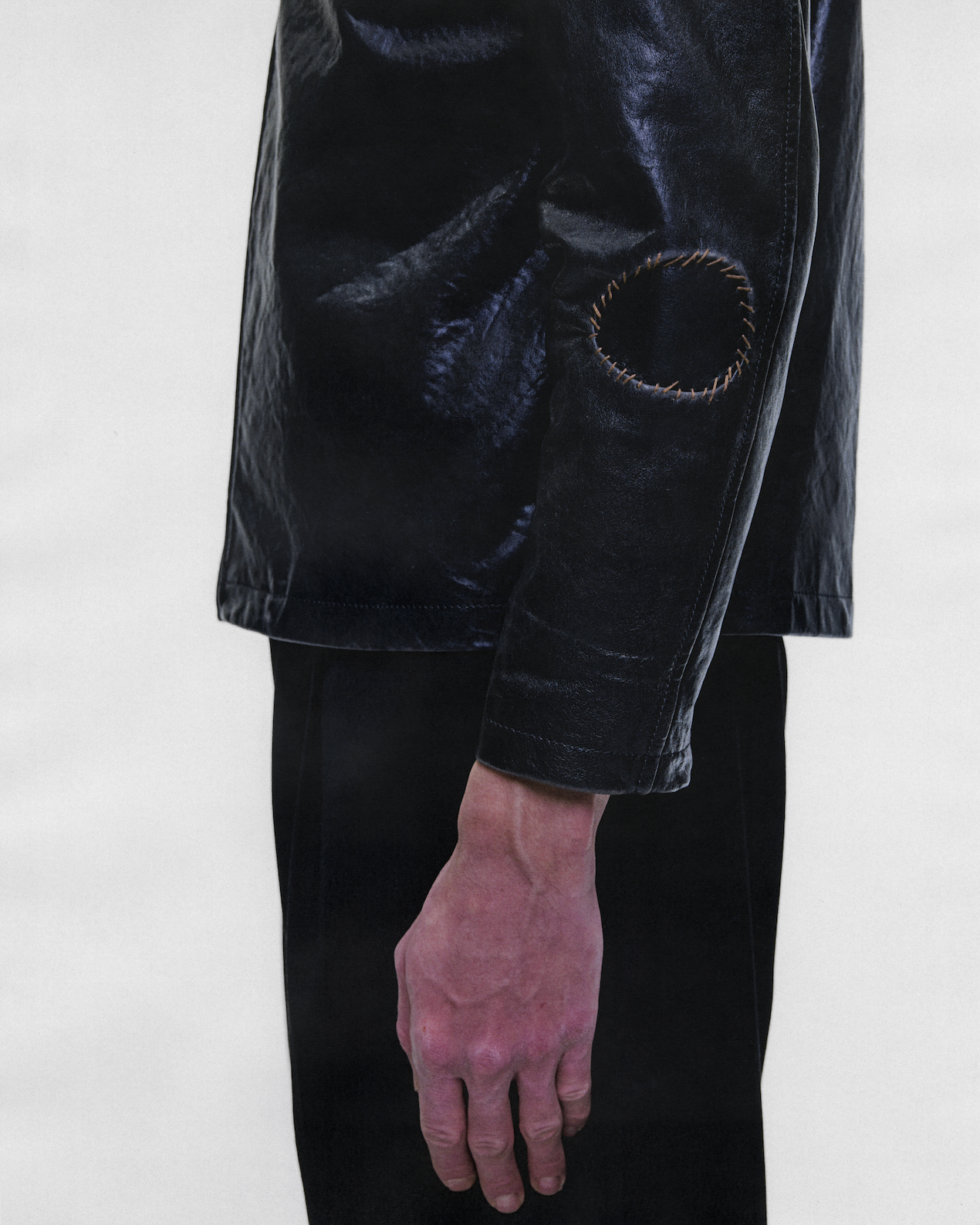 SIDE A LEATHER JACKET