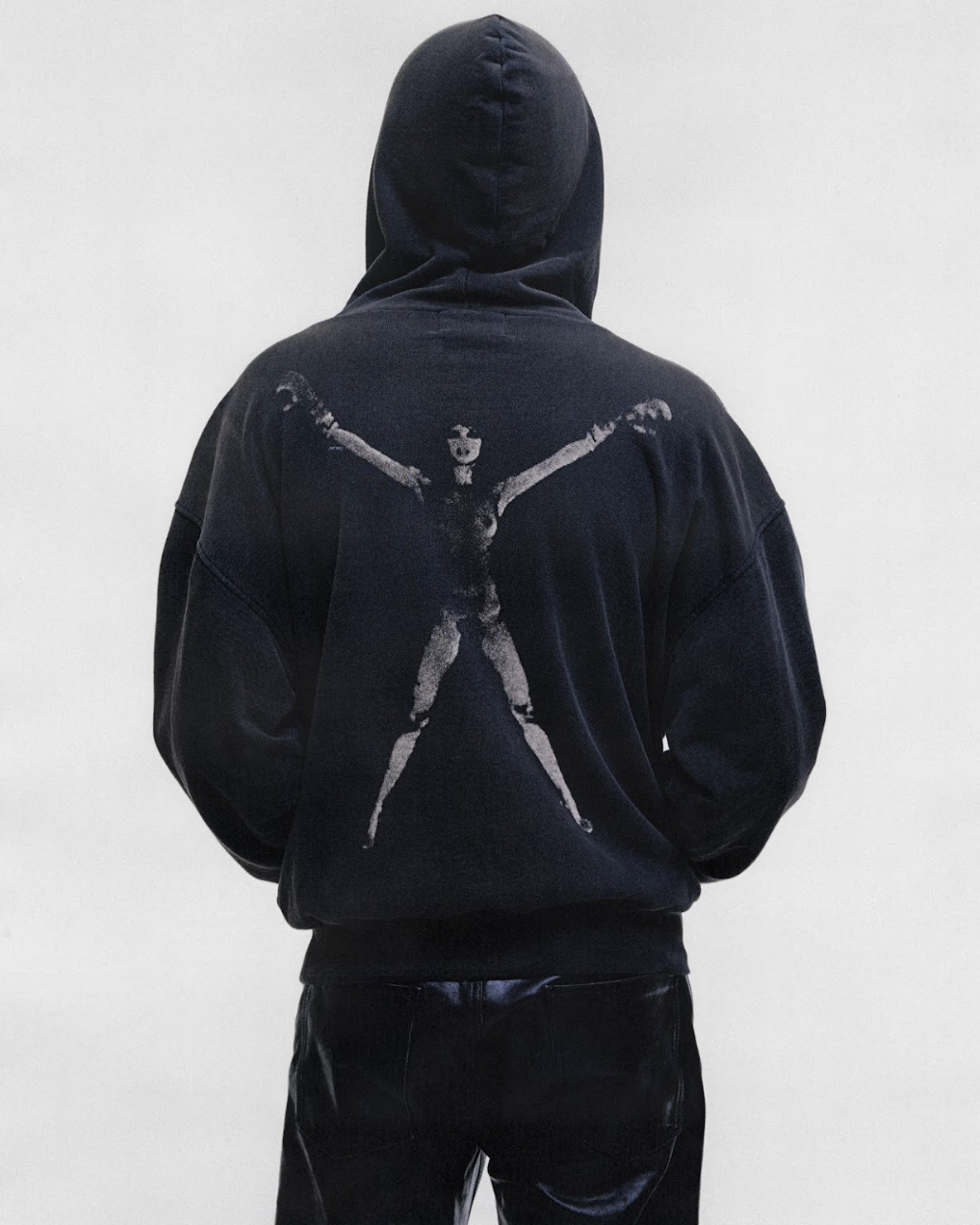 STRETCHED OUT THERMAL LINED LINED ZIP UP HOODIE