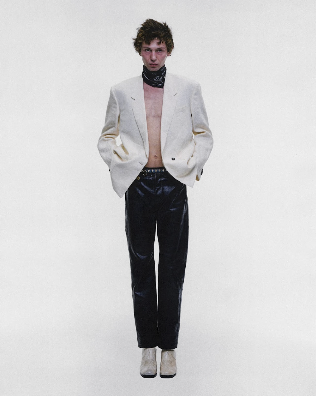 SEE NO EVIL LINEN BLAZER