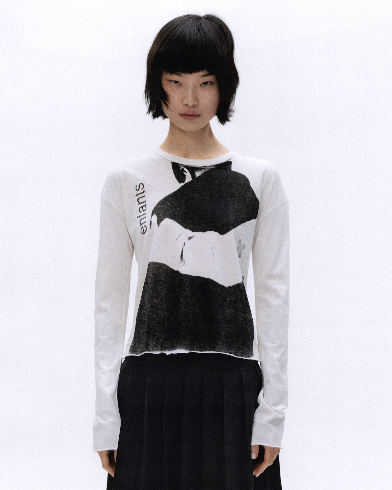 PRAY FOR RAIN SHRUNKEN LS T-SHIRT